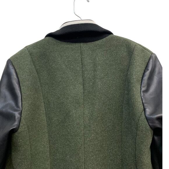 NWT 7 For All Mankind Mixed Media Bomber Jacket SZ L - Picture 6 of 12